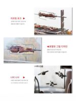 구운 양고기 다리 스토브 자동 회전 전기 구운 닭고기 랙 숯불 정원 꼬치 스테인리스 스틸 바베큐 랙 홈 야외 - 이미지 4