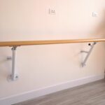 댄스바 벽걸이형 다리 스트레칭 바 운동실 2중 고정형 교실 홈 전문가용 어린이용 리프트 바 - 이미지 3