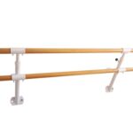 댄스바 벽걸이형 다리 스트레칭 바 운동실 2중 고정형 교실 홈 전문가용 어린이용 리프트 바 - 이미지 5