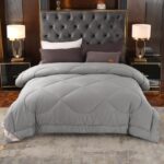 양머리 순수 낙타털 이불 두꺼운 따뜻한 겨울 이불 봄 가을 싱글 더블 학생용 이불 코어 순면 낙타털 이불 - 이미지 4