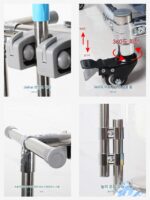 분리형 걸레걸이 스테인리스 스틸 걸레걸이 바닥 수납 선반 청소 도구 선반 - 이미지 5