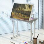 무료 설치 접이식 도면대 간단한 작업대 공부대 컴퓨터대 학생용 책상 책상 도면 도면대 - 이미지 2