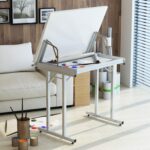 무료 설치 접이식 도면대 간단한 작업대 공부대 컴퓨터대 학생용 책상 책상 도면 도면대 - 이미지 4