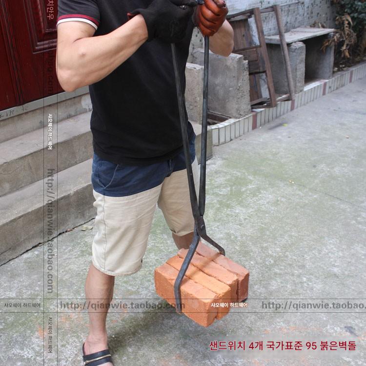 main_572858687975_0 손으로 만든 벽돌 클램프, 벽돌 클램프, 대형 벽돌 클램프, 다공성 벽돌 빠른 로딩 벽돌 클램프, 붉은 벽돌 긴 손잡이 벽돌 클램프 - 이미지 1