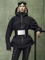 2025년 봄 가을 신상품 패션 재킷 숏 재킷 여성 방수 방풍 아웃도어 여행 숏 윈드브레이커 트렌디 브랜드 쿨 스타일 - 이미지 3