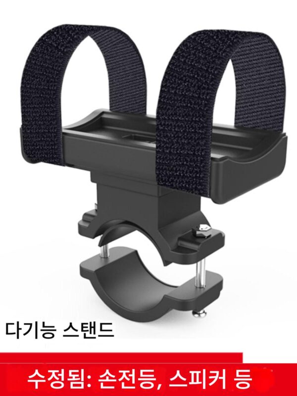 자전거 오디오 브라켓 사이클링 손전등 램프 클립 산악 자전거 헤드라이트 설치 도로 자전거 스피커 스트랩 고정