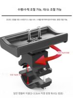 자전거 오디오 브라켓 사이클링 손전등 램프 클립 산악 자전거 헤드라이트 설치 도로 자전거 스피커 스트랩 고정 - 이미지 3