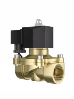 실외 방수 솔레노이드 밸브 물 밸브 AC220V 일반적으로 닫힌 물 입구 및 출구 파이프 솔레노이드 제어 밸브 스위치 24V 4 포인트 6 포인트 - 이미지 5