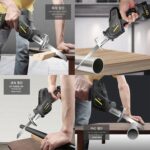 Miaoyou 리튬 배터리 충전식 왕복 톱 전기 세이버 톱 다기능 가정용 소형 야외 휴대용 벌목 전기 톱 - 이미지 5