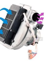 PTC 히터 송풍기 열풍 송풍기 고온 난방 산업용 건조 전기 히터 파이프라인 열풍 방폭 - 이미지 2