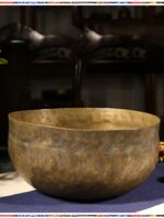 오래된 노래 그릇 옴 사운드 네팔 순수 수제 구리 차임 불교 그릇 찬송 그릇 요가 장식품 불교 그릇 발음 그릇