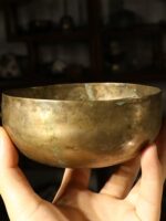 오래된 노래 그릇 옴 사운드 네팔 순수 수제 구리 차임 불교 그릇 찬송 그릇 요가 장식품 불교 그릇 발음 그릇 - 이미지 4