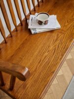 미국산 원목 홈 등받이 의자 식탁 의자 긴 의자 긴 벤치 벤치 벤치 발코니 레트로 더블 의자 - 이미지 3