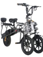 젠싱 역삼륜 스쿠터 접이식 배터리 자동차 부모-자식 텀블러 노인 리튬 배터리 전기 자전거 - 이미지 2