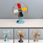 레트로 향수 607080년대 구식 철제 전기 팬 모델 장식품 바 레스토랑 소품 장식 - 이미지 4