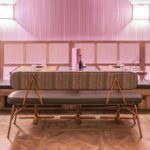 북유럽 현관문 신발 벤치 디자이너 롱 벤치 등받이 홈 다이닝 테이블 벤치 미니멀리스트 벤치 레스토랑 벤치 - 이미지 2