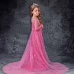 엘사 공주 드레스 겨울왕국 2 엘사 스커트 엘사 여아 봄 가을 긴팔 아동복 엘사 드레스 여성 - 이미지 3