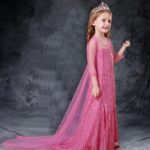 엘사 공주 드레스 겨울왕국 2 엘사 스커트 엘사 여아 봄 가을 긴팔 아동복 엘사 드레스 여성 - 이미지 4