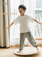 어린이용 밸런스 플레이트 밸런스 플레이트 라운드 플레이트 라운드 플레이트 실내 홈 벤딩 플레이트 요가 플레이트 피트니스 플레이트 어린이 장난감 - 이미지 4