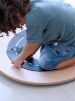 어린이용 밸런스 플레이트 밸런스 플레이트 라운드 플레이트 라운드 플레이트 실내 홈 벤딩 플레이트 요가 플레이트 피트니스 플레이트 어린이 장난감 - 이미지 5