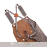 인터넷 연예인 앞치마 패션 데님 맞춤 로고 커피 티숍 문신 아티스트 작업복 남녀 미용 허리 - 이미지 3