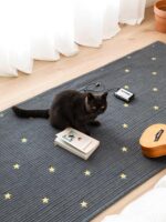 세탁 가능한 면 자수 바닥 매트 다기능 침실 침대 옆 카펫 거실 소파 커피 테이블 순면 발 매트 기계 세탁 가능