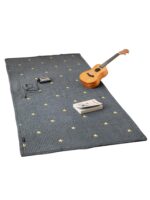 세탁 가능한 면 자수 바닥 매트 다기능 침실 침대 옆 카펫 거실 소파 커피 테이블 순면 발 매트 기계 세탁 가능 - 이미지 5