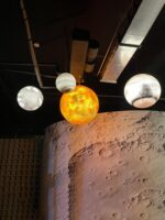 3D 프린팅 달 램프 샹들리에 디자이너 크리에이티브 플래닛 램프 바 분위기 장식 레스토랑 맞춤형 야외 - 이미지 3