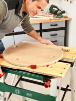 보쉬 목공 작업대 도구대 휴대용 정전기 방지 원목 작업대 목공 테이블 목공 테이블 접이식 테이블 - 이미지 2