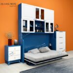 접이식 보이지 않는 침대, 접이식 책상, 공간 절약형 다기능 벽장 침대, 숨겨진 침대 하드웨어 침대 프레임 사용자 정의 - 이미지 3