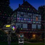 별이 빛나는 크리스마스 야외 방수 RGB 반딧불 정원 레이저 조명 정원 축제 장식 프로젝트 잔디 조명 - 이미지 3