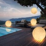 북유럽 3D 프린팅 문 샹들리에 모던 심플 어린이방 레스토랑 침실 발코니 싱글 헤드 툴링 플래닛 램프 - 이미지 4