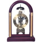 전체 구리 기계식 시계 새로운 중국 스타일 견고한 목재 원근법 시계 거실 벽난로 시계 사무실 장식품 303 - 이미지 5