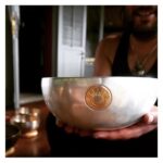 초승달 그릇 황혼 노래 그릇 네팔 수제 그릇 순수 수제 노래 그릇 명상 사운드 요가 - 이미지 2