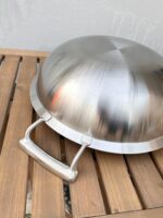 수출용 304 스테인리스 스틸 웍, 5겹 구리 코팅, 코팅 없음, 노스틱, 32cm, 가스 및 유도 조리기에 적합. - 이미지 3