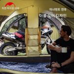NH Nokker Cloud 여행용 오토바이 더블 텐트 야외 캠핑 사이클링 자가 운전 투어 방수 및 방풍 캠핑 장비 - 이미지 4
