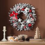 홍콩 헝 크리스마스 장식 화환 50/60CM 크리스마스 펜던트 레스토랑 문 걸이 창 레이아웃 장식 - 이미지 3