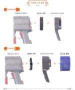 다이슨 V6V7V8 진공 청소기 업그레이드 액세서리 DC59/62/74 HH08 셸 백 커버 필터에 적합 - 이미지 4