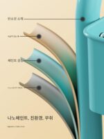 Yiruikang 이동식 책장 책장 수납 카트 바퀴 달린 트롤리 홈 스터디 학생 어린이 책장 수납 선반 - 이미지 4