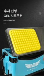 후지 낚시 박스 쿠션 미끄럼 방지 방수 접이식 쿠션 여름 통기성 쿠션 젤 의자 스툴 엉덩이 쿠션