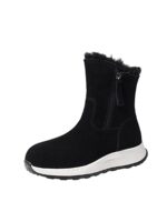 클리어런스 세일] 모피와 가죽 소재의 여성용 겨울 스노우 부츠, 벨벳과 두꺼운 밑창의 방수 앵클 부츠, 짧은 튜브 코튼 슈즈 - 이미지 5