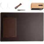 특대형 상층 순수 소가죽 패드 데스크 패드는 사용자 정의가 가능하며 가볍고 고급스러운 데스크 컴퓨터 패드 마우스 패드입니다. - 이미지 2