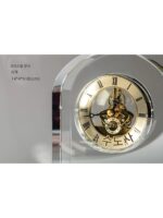 MIKIM*TO는 절판되었습니다! 가정용으로 제작된 중량감 있는 K9 크리스털 빈티지 황동 탁상시계 - 이미지 2