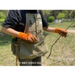 남성, 정원사, 목수, 캠핑, 피크닉, 야외 레트로 방오 작업복, 맞춤 인쇄 로고를 위한 미국식 앞치마 - 이미지 2