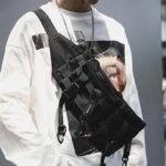 탈부착 가능한 조합형 다기능 기능성 윈드 작업복 가슴 가방 남성 메신저 가방 트렌디 브랜드 허리 가방 일본식 개성 어깨 - 이미지 3