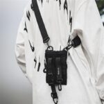 탈부착 가능한 조합형 다기능 기능성 윈드 작업복 가슴 가방 남성 메신저 가방 트렌디 브랜드 허리 가방 일본식 개성 어깨 - 이미지 4