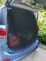 자동차 꼬리 모기장 커튼 SUV MPV 캠핑 자율 주행 침대 자동차 자석 자외선 차단 프라이버시 환기 - 이미지 4