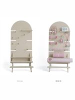 피트니스 홀보드 스크린 펀치프리 수직 요가매트 보관대 스포츠용품 진열대 바닥걸이대 - 이미지 5