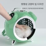 공장 직접 공급 알람 시계 모양 고양이 배낭 가방 고양이 케이지 자동차 상자 애완 동물 여행 고양이 가방 - 이미지 3