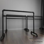 발레 댄스 바 스탠드 레그 스트레치 바 두꺼운 강철 파이프 요가 트레이닝 홈 성인 어린이 모바일 댄스 스탠드 - 이미지 3